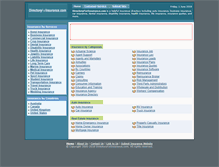 Tablet Screenshot of directoryforinsurance.com